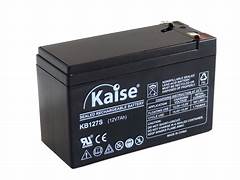 BATERÍA KAISE KB1270 (12V 7A) para Alarma/Nobreak